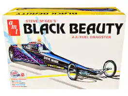 Skill 2 Model Kit Steve McGee's Beauty Wedge AA/Fuel Dragster 1/25 Scale Model by AMT - Black