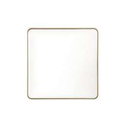 Elegant Decor - Contour Metal Rectangle Mirror 36x36 - Brass