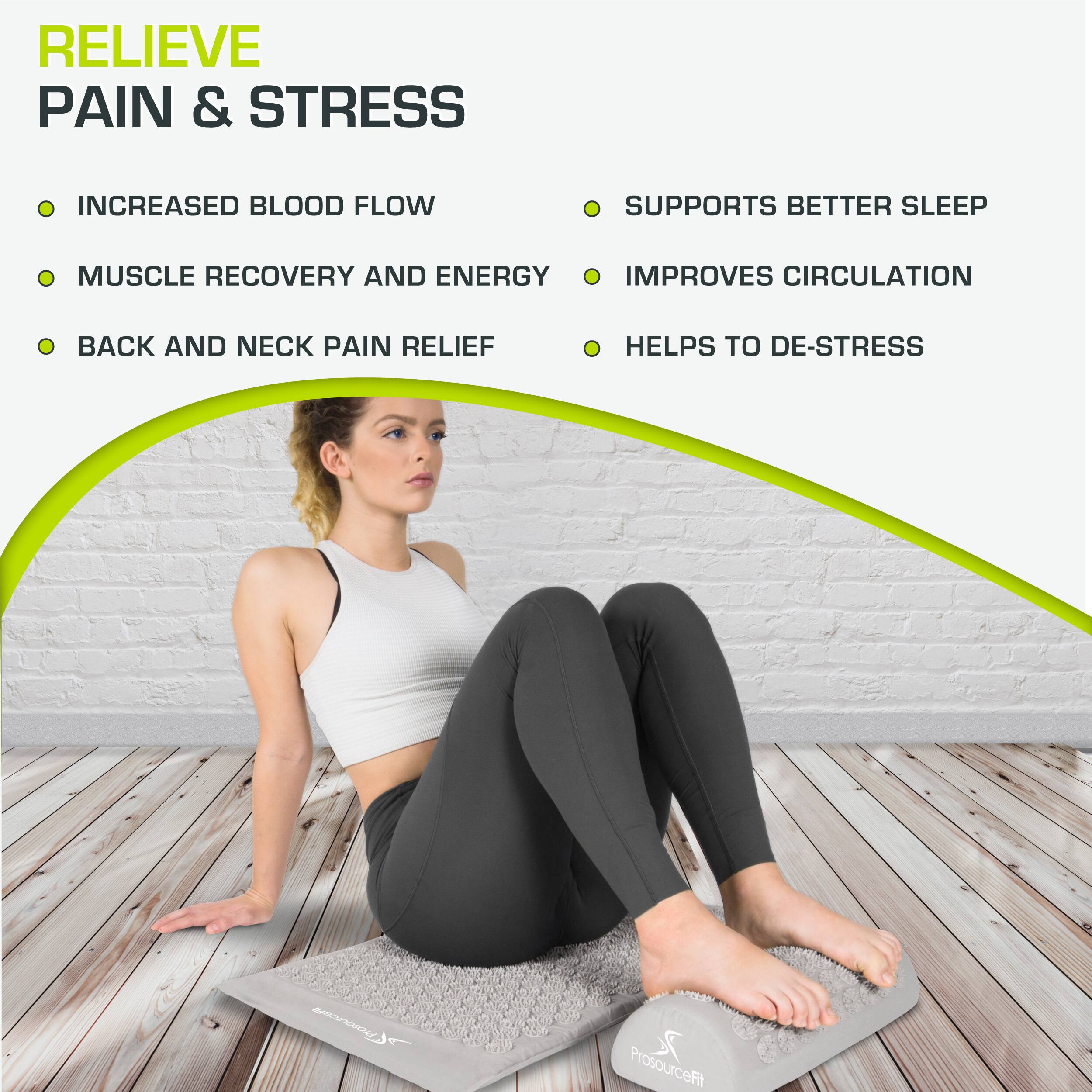 RELIEVE PAIN & STRESS

- INCREASED BLOOD FLOW
- MUSCLE RECOVERY AND ENERGY
- BACK AND NECK PAIN RELIEF

- SUPPORTS BETTER SLEEP
- IMPROVES CIRCULATION
- HELPS TO DE-STRESS