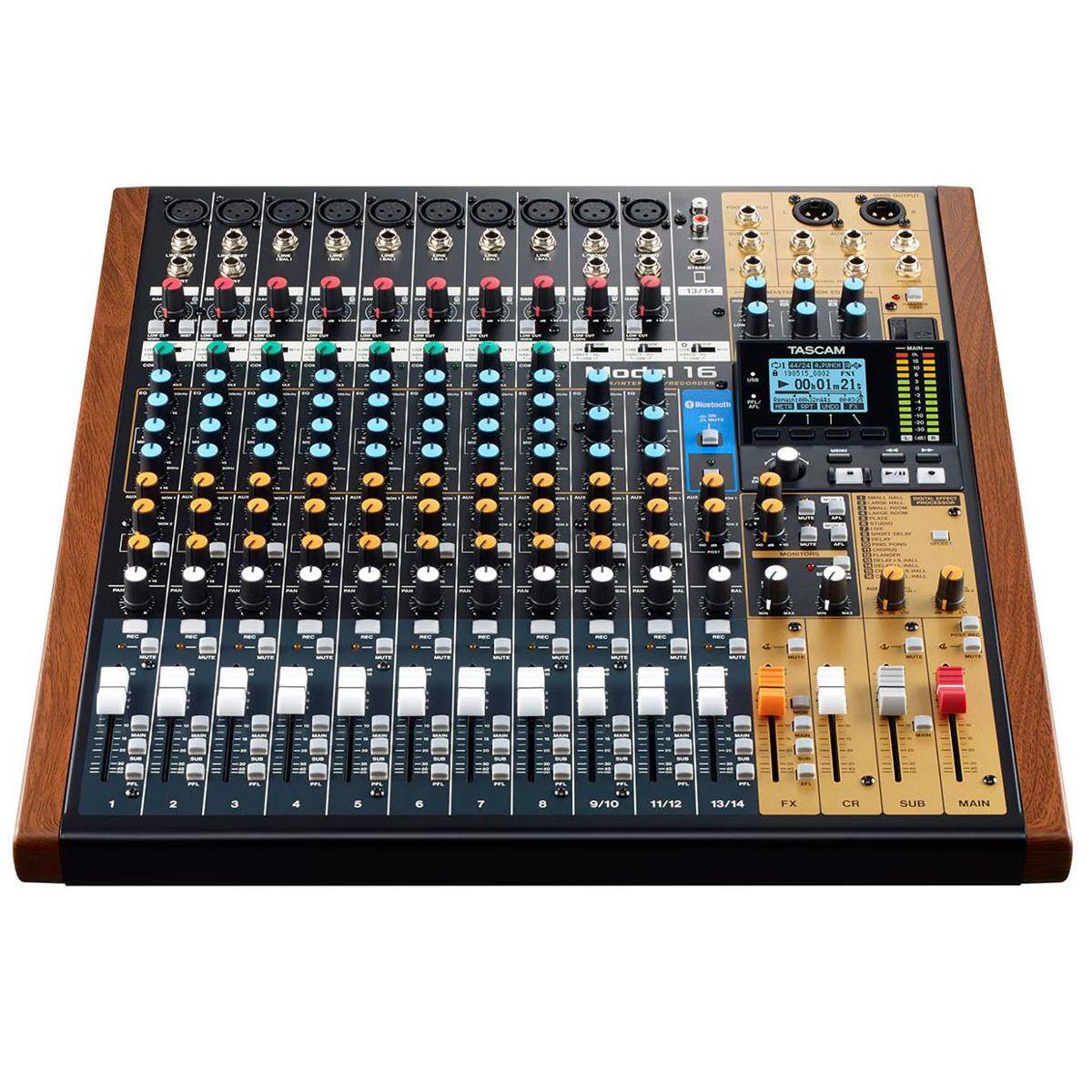 Sarsa Mocul 16 7 RECO.CER O - TASCAM UE LES O T5US15 ia2 ... 00.01-21 0 - E 1 pe WI 2 3 4 5 6 7 e 9/10 11/12 13/14 FX C SUB MAIN
