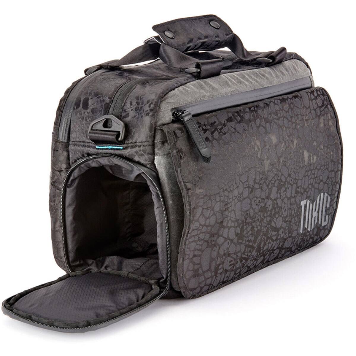 Alt View 3. 3M - 3 Legged Thing Toxic Wraith Camera Messenger/Sling Bag, Medium, Onyx Black.