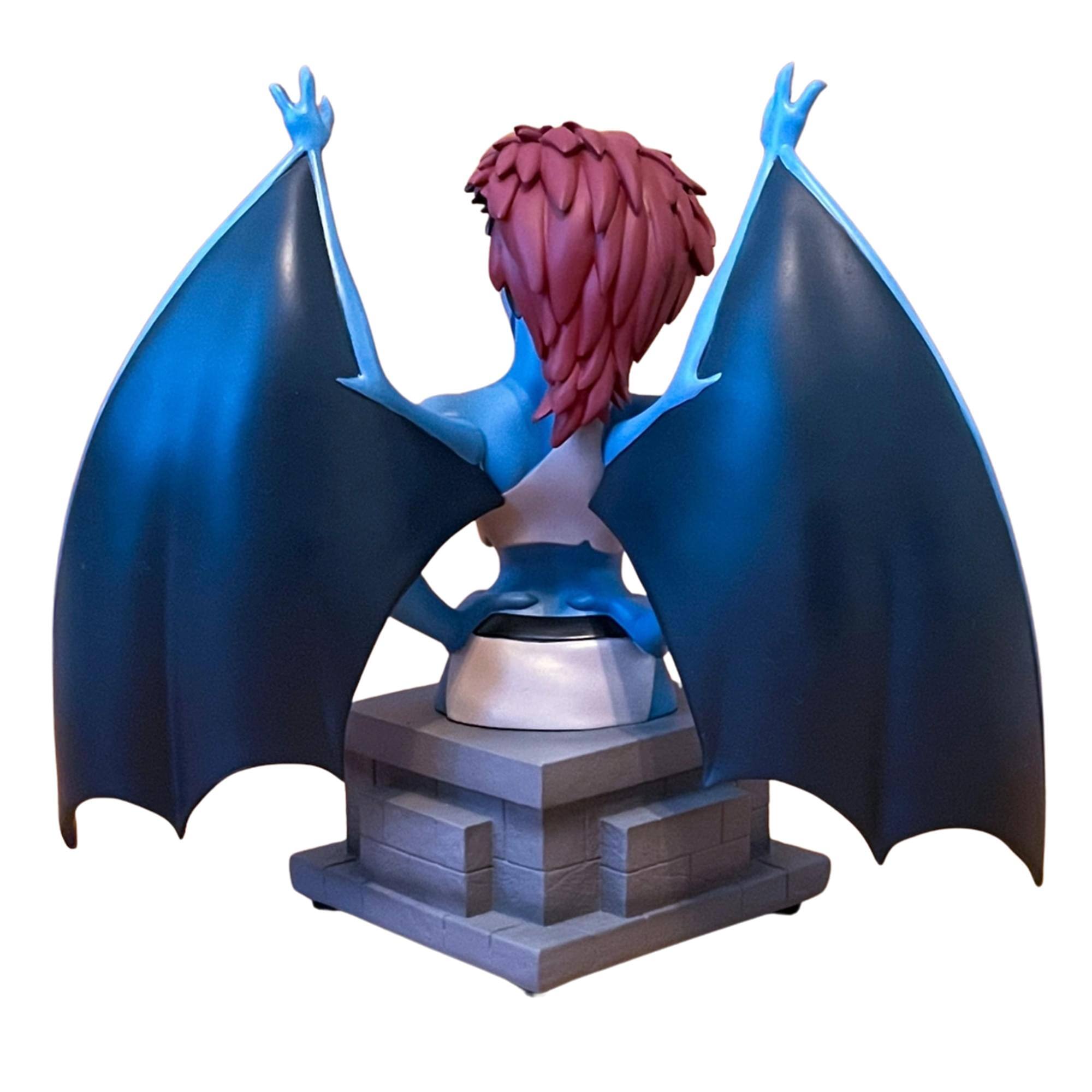 Alt View 2. Diamond Select Toys - Gargoyles Demona 6 Inch Resin Bust - Blue.