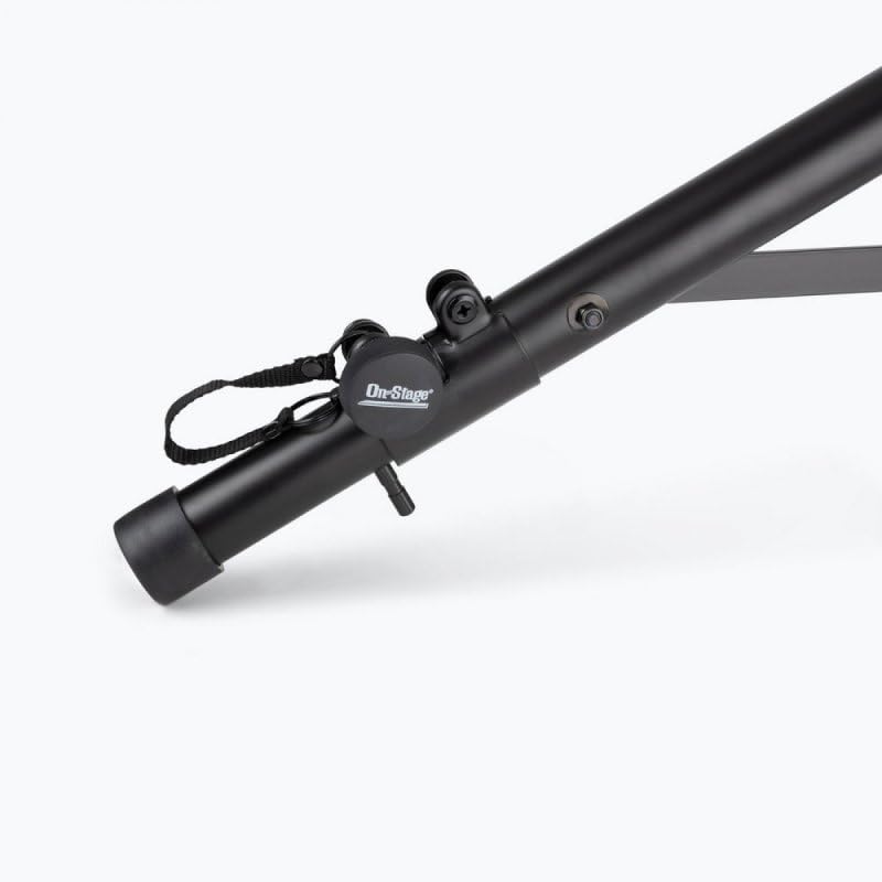 Alt View 7. On Stage Stands - On-Stage SS7762B Speaker Stand With Adjustable Leg,Black - Black.