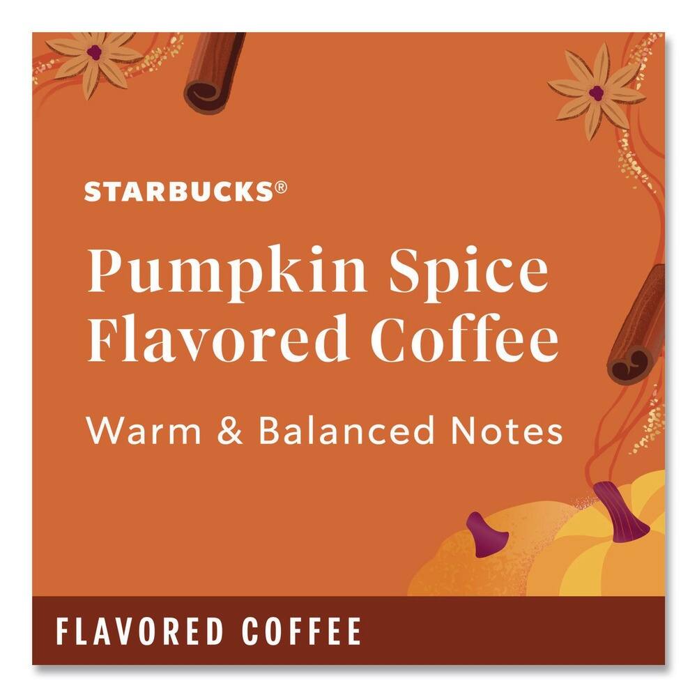 STARBUCKS® Pumpkin Spice Flavored Coffee  
Warm & Balanced Notes  
FLAVORED COFFEE
