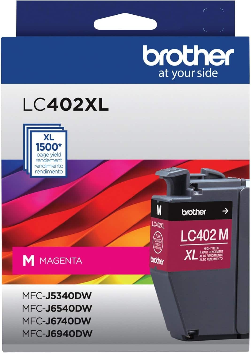 Genuine Brother LC402XLM High Yield Magenta Ink Cartridge
