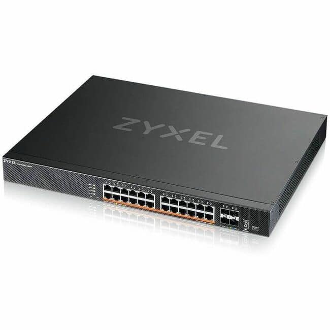 ZYXEL - XMG2230-28HP Ethernet Switch - 24 Ports - Manageable - Gigabit Ethernet, 2.5 Gigabit Ethernet, 10 Gigabit Ethernet - Unknown
