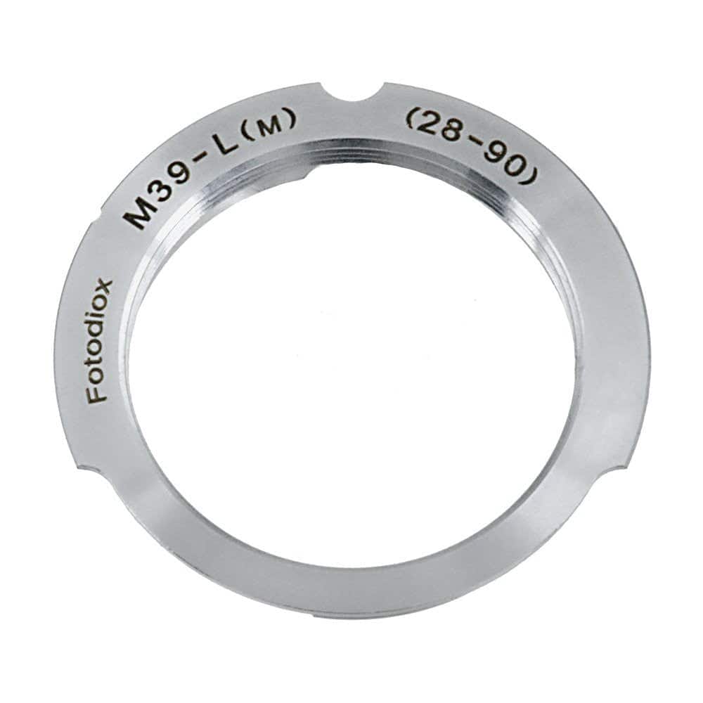 Fotodiox - Lens Adapter - Compatible with L39/LTM Mount Lenses to fit Leica M Mount Cameras w/ 28-90mm Frames