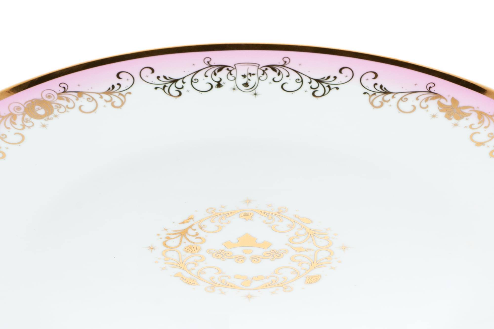 Alt View 10. Ukonic - Disney Princess Ceramic Serving Platter | Plate Measures 16 Inches - Gold.