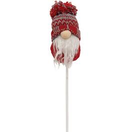 BreeBe - *Nordic Snowflake Beanie Gnome Pick - Red, White