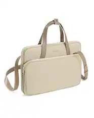 Front. tomtoc - Versatile-A12 Laptop Shoulder Case Bag for 14 inch MacBook Pro, 13" MacBook Air & Pro, Microsoft Surface Laptop - Khaki.
