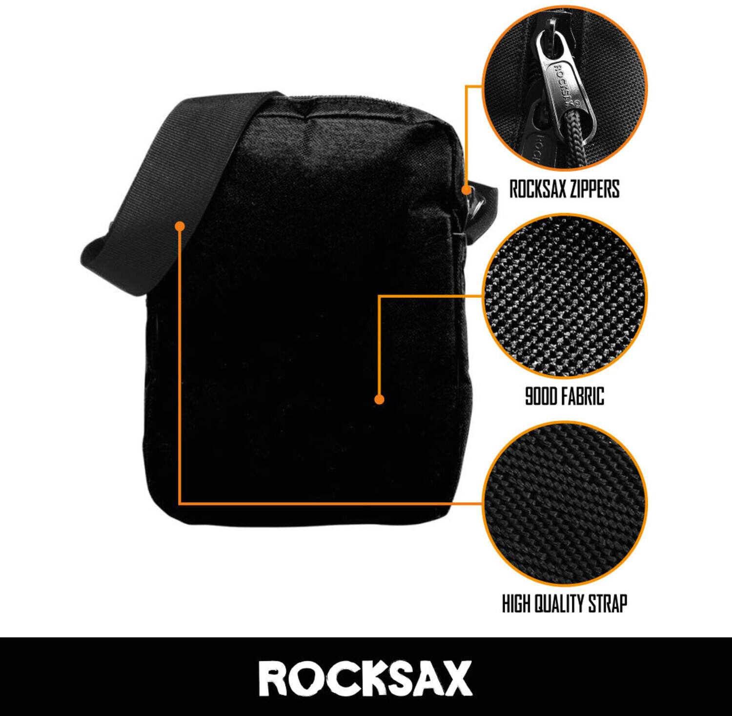 ROCKSAX

ROCKSAX ZIPPERS

900D FABRIC

HIGH QUALITY STRAP