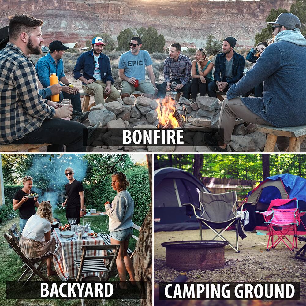 BONFIRE  
BACKYARD  
CAMPING GROUND