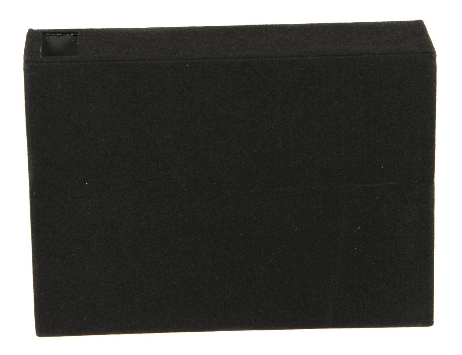 Alt View 3. QPower - QPower SHALLOW112 Single 12" Vented Shallow Subwoofer Sub Box Enclosure - Black.