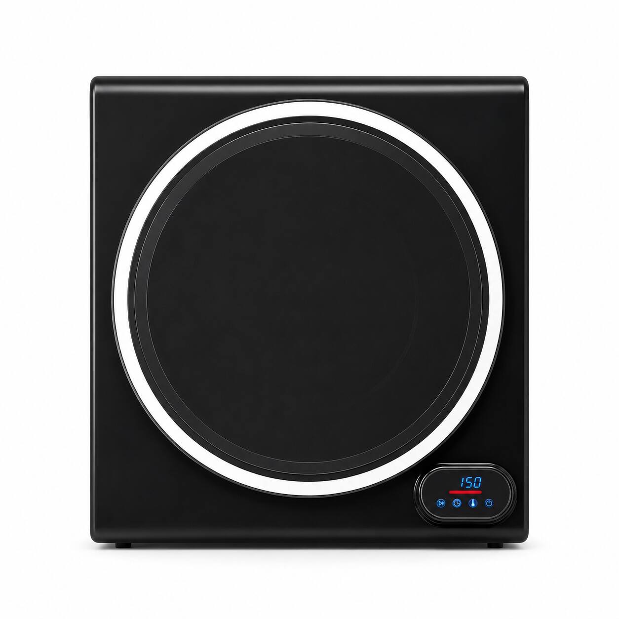 Front. Equator - Equator ED 852 Premium Compact Vented Sensor Dryer 3.5 Cu. Ft. 13 lbs Digital Controls Auto Dry Compact Design 110V - Black.