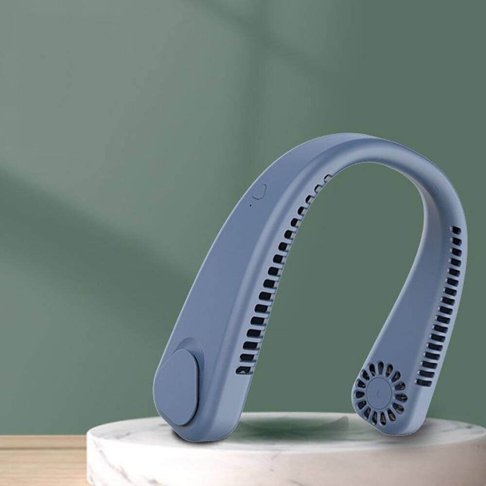 Alt View 1. Loheer - Loheer Portable Neck Fan, Bendable Neck Fan for Outdoors, Rechargeable Wearable Fan and Hands Free Personal Fan.