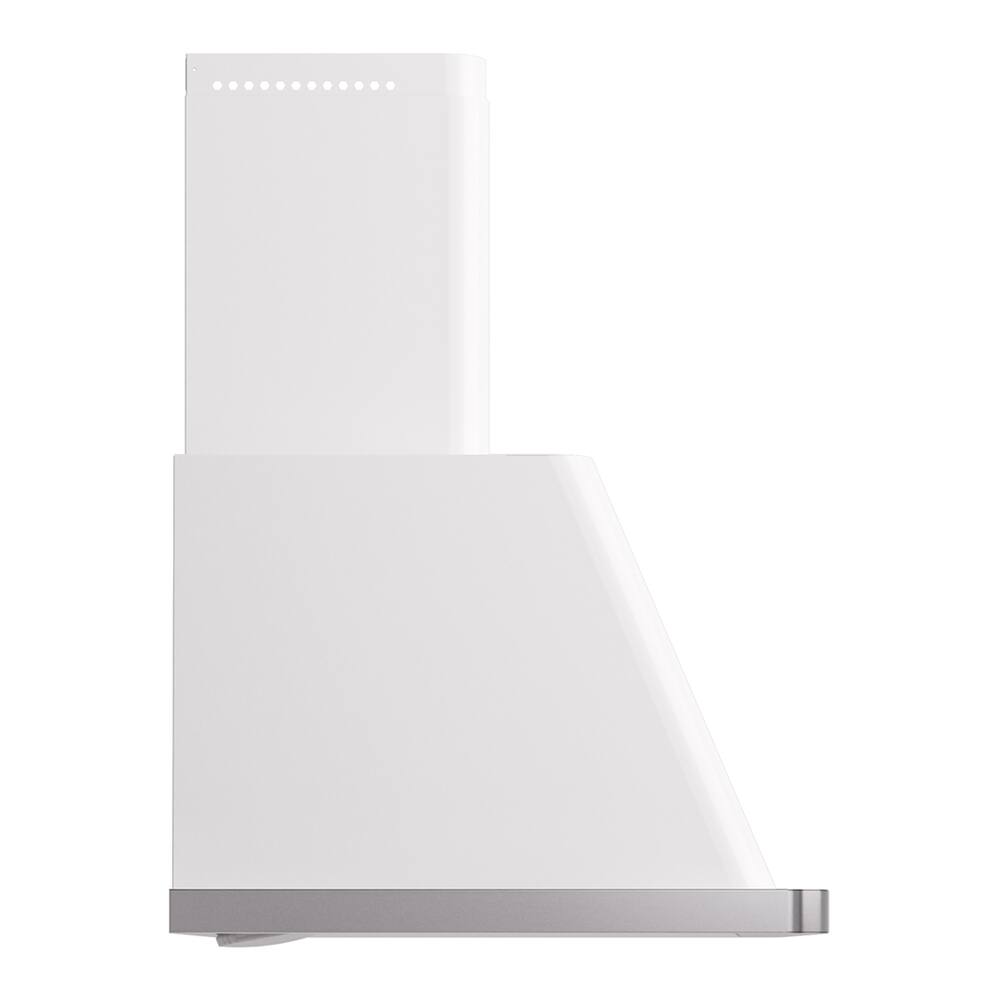 Alt View 3. ILVE - ILVE Majestic II 30 inch Ducted Wall Mount Range Hood with 600 CFM (White) - White.