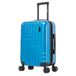 DUKAP - Zahav Lightweight Hardside Spinner Luggage 20" Carry-On - Teal