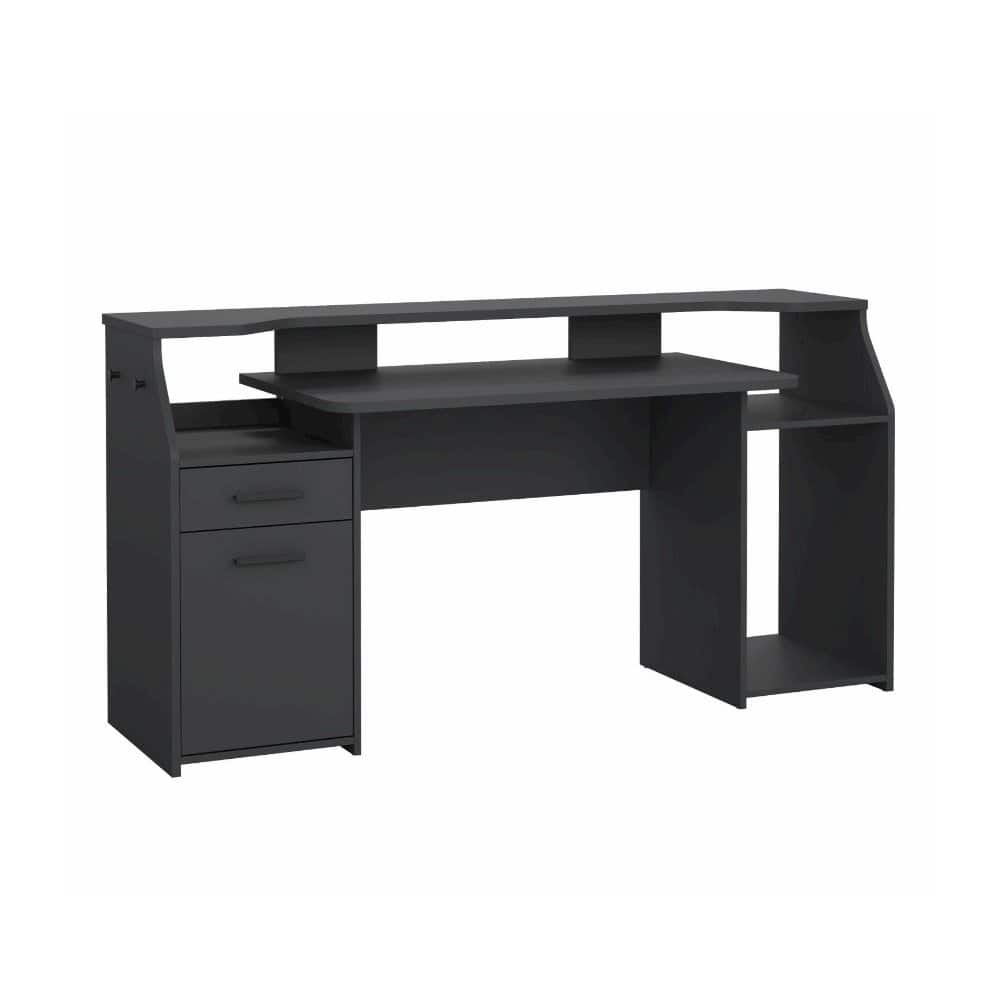 Tvilum - Function Plus Gaming Desk, Matt Grey - Gray