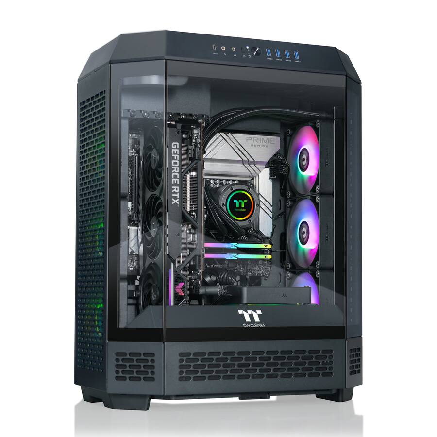 新品ケースゲーミングPC RTX2080Ti/Ryzen 5/新品SSD 1TB Thermaltake Reactor 9080 Gaming Desktop AMD Ryzen 9 9900X3D
