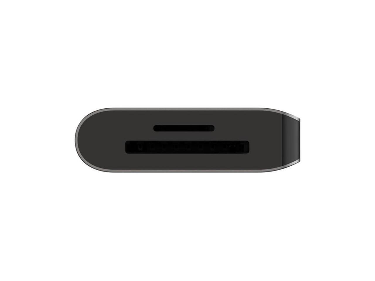 Alt View 3. Belkin - Belkin USB-C 5-in-1 Multiport Adapter, Laptop Docking Station, 2x USB-A 3.1, 4k HDMI @ 30Hz, Up to 5Gps data transfer.