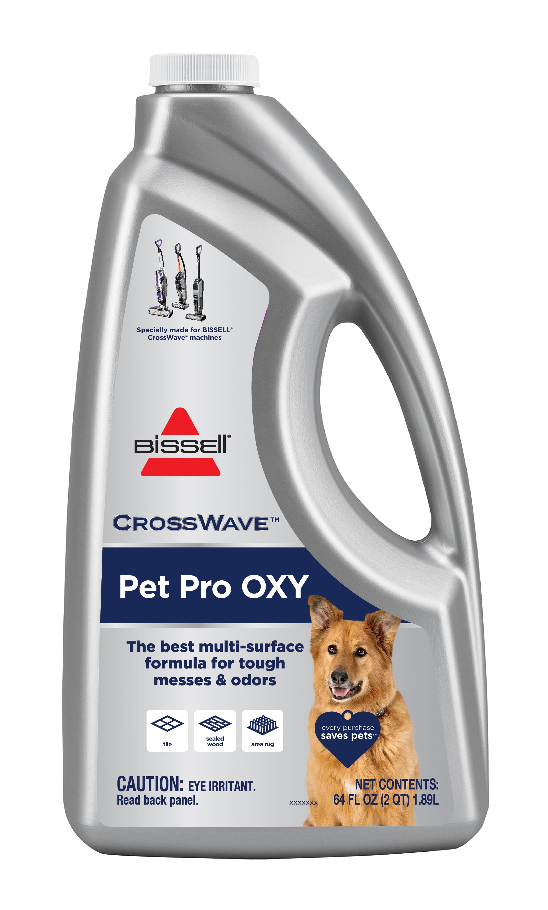 BISSELL BISSELL® CrossWave® Pet Pro Oxy Formula (64oz) Gray 40191