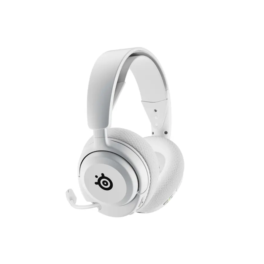 Alt View 18. SteelSeries - Arctis Nova 5 Wireless Gaming Headset for PC, PS5, and PS4 - White.