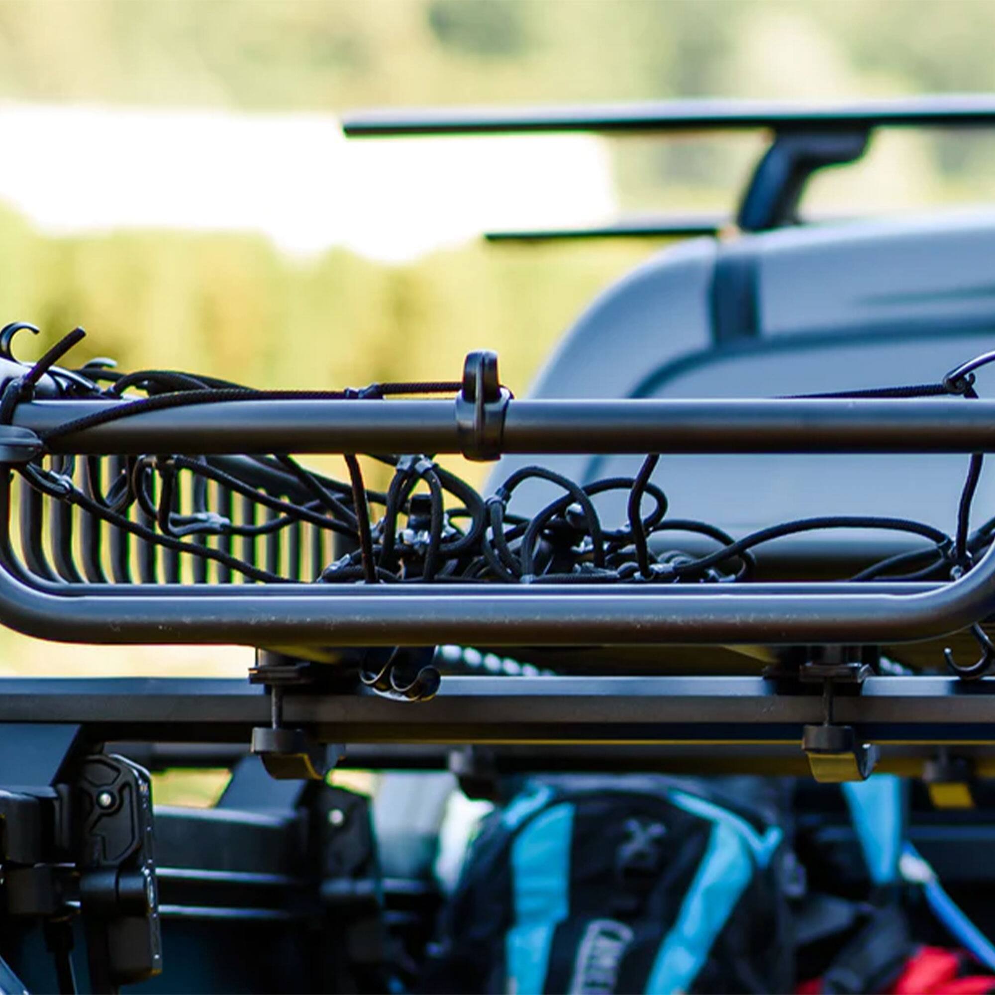 Alt View 8. Yakima - Yakima SkinnyWarrior Long & Narrow Cargo Basket for Yakima StreamLine Crossbars - Black.