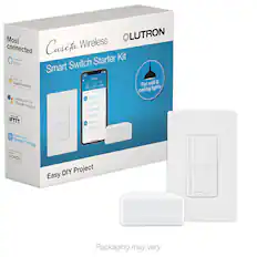 Most Lutron Caseta Wireless connected BOWS -I Starter Kit, alexa Switch Smart - tiaria with Apple HomeKit 72 wall & HomeKit. For "a E ceiling lights - - GAOee works with Google the tu N Assistant Sonided -a Vvle - IFTTT Ioyo RAI WORKS WITH SmartThings SONOS DIY Project Easy UT Packaging may vary.