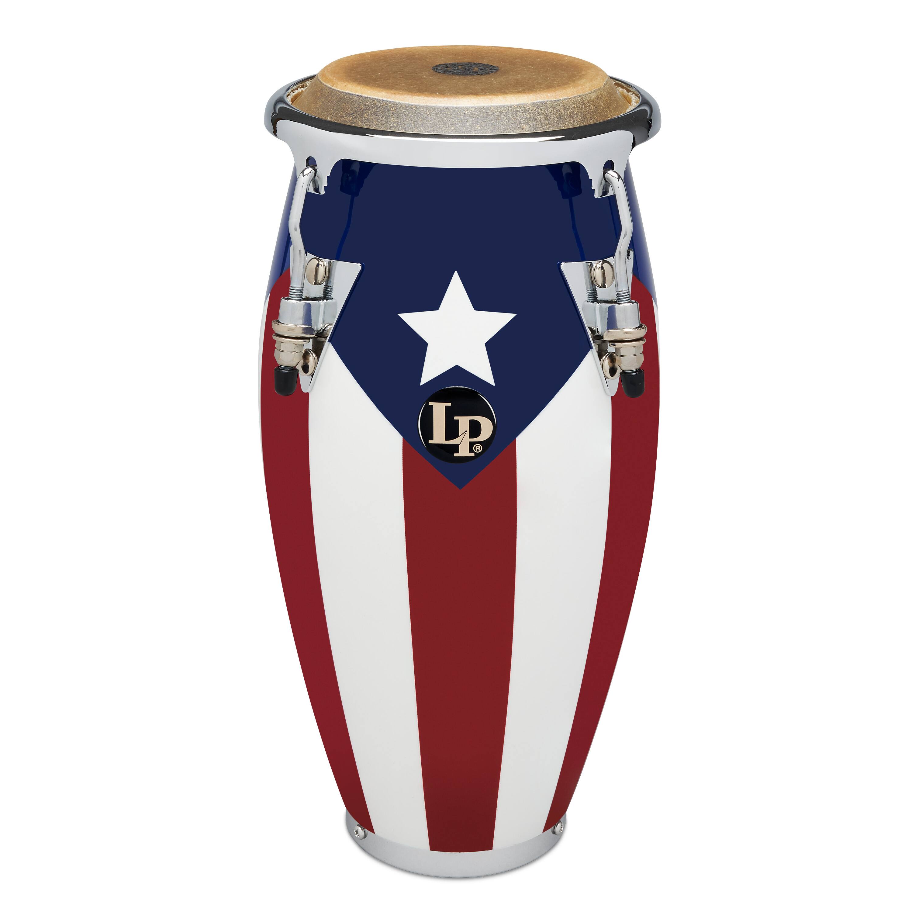 Front. Latin Percussion - Puerto Rico Mini Conga.