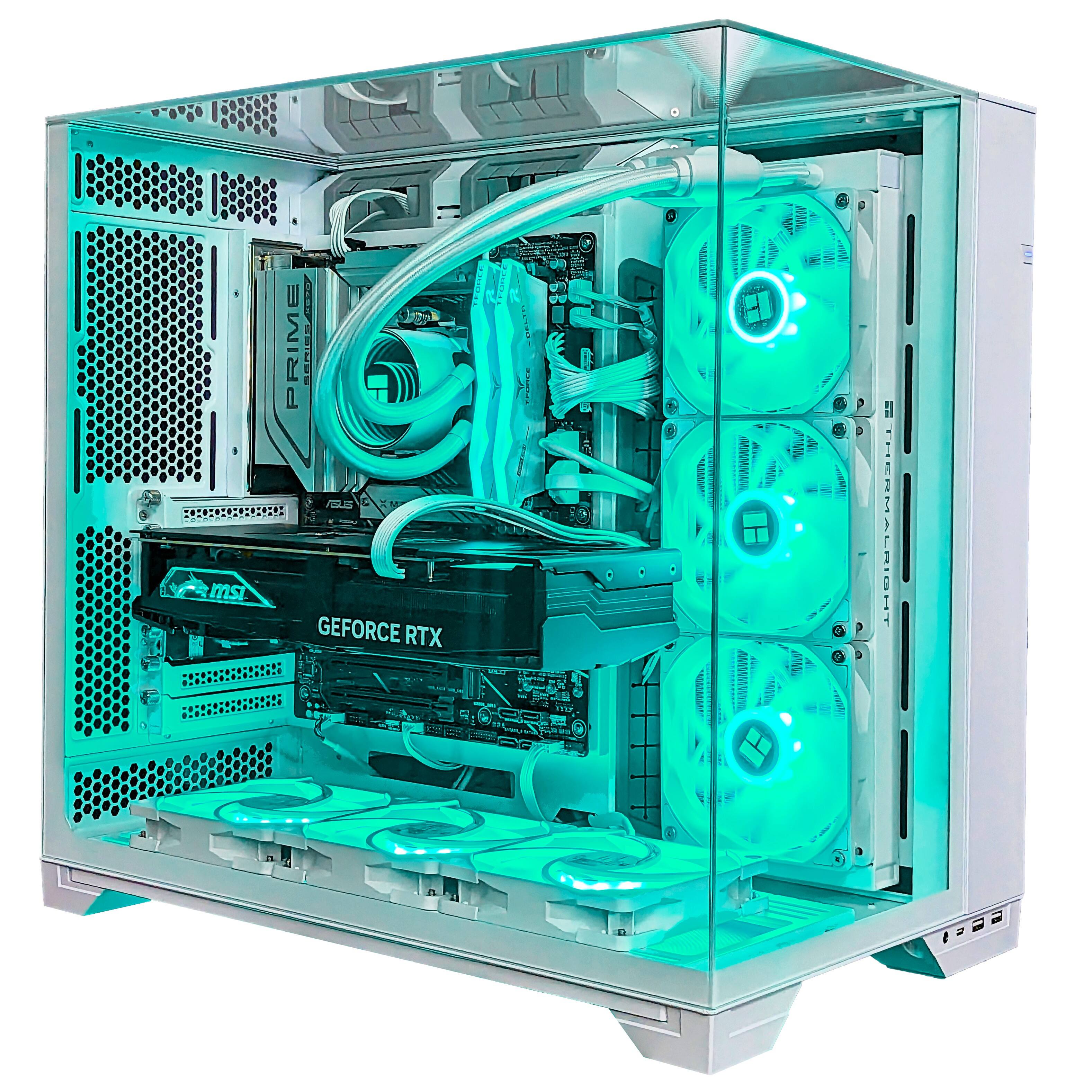 Cobratype - Venom Gaming Desktop - AMD Ryzen 9 9900X - 32GB DDR5 Memory - AMD Radeon RX 9070 XT - 2TB NVMe - White