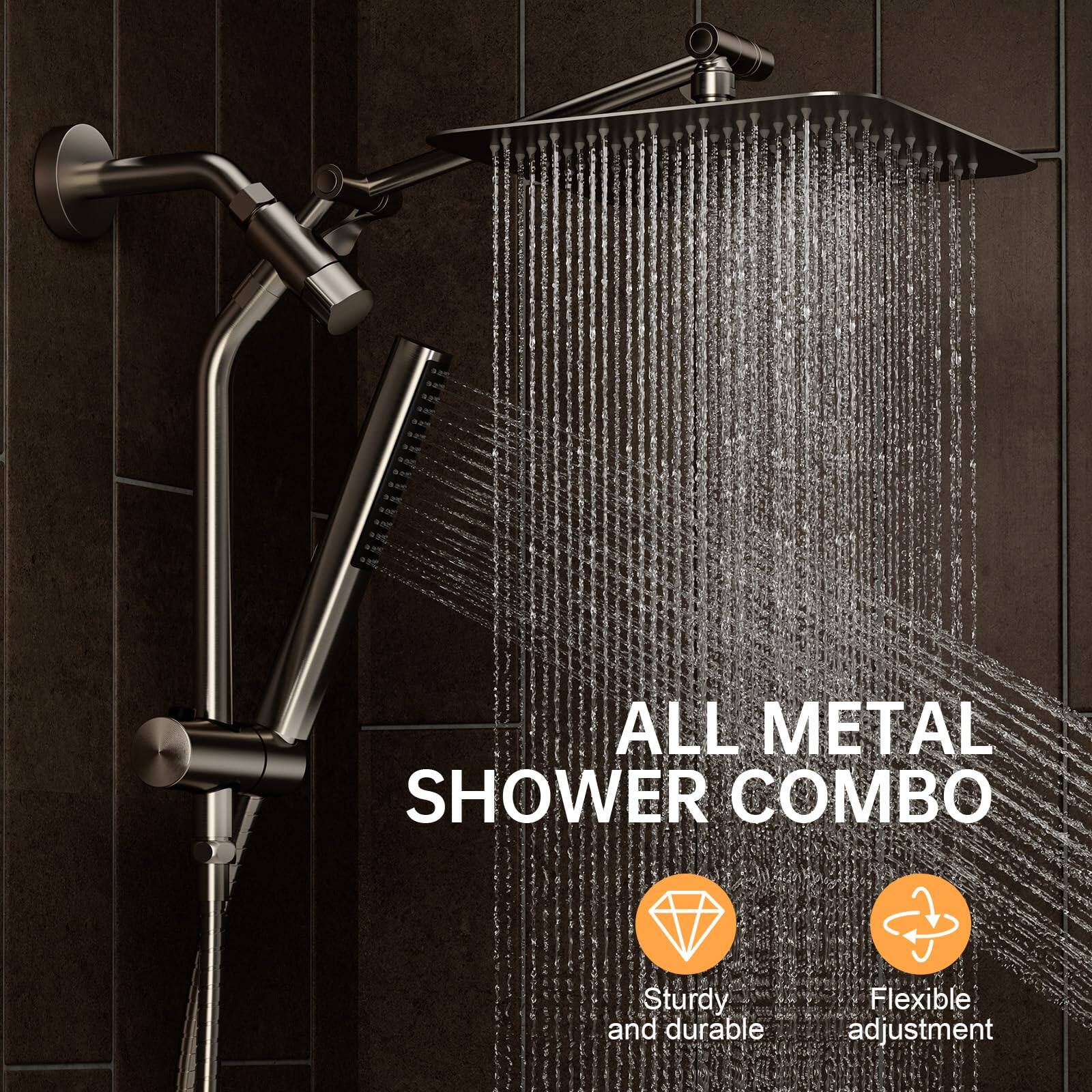 ALL METAL SHOWER COMBO

Sturdy and durable  
Flexible adjustment