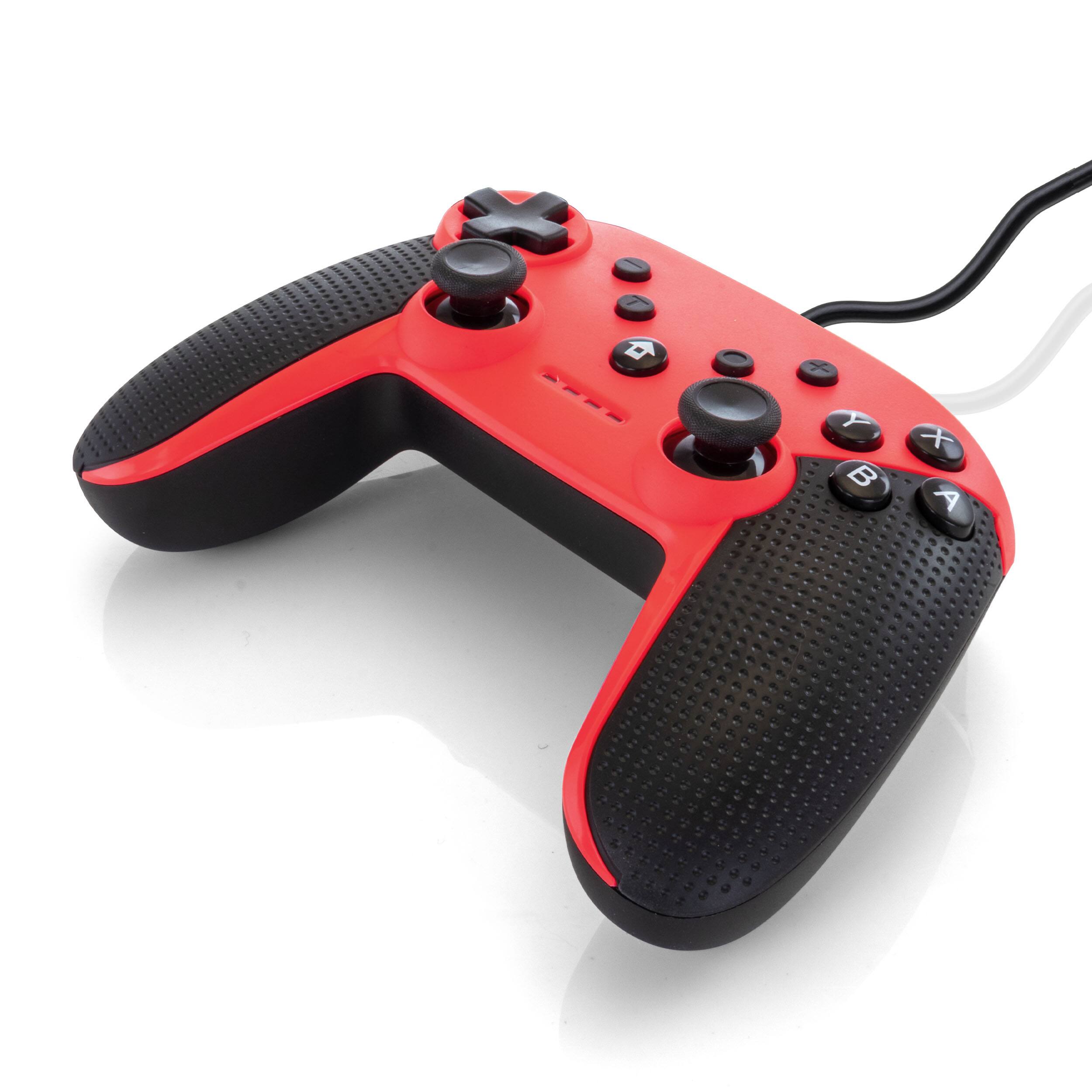 Alt View 1. Gamefitz - Gamefitz Wired Controller for the Nintendo Switch in Red - Red.