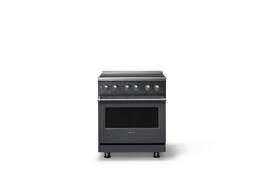 Viking - 30 in. Wide 4 Elements Pro 5 Series 4.7 Cu. Ft. Freestanding Induction Convection Range - Cast Black