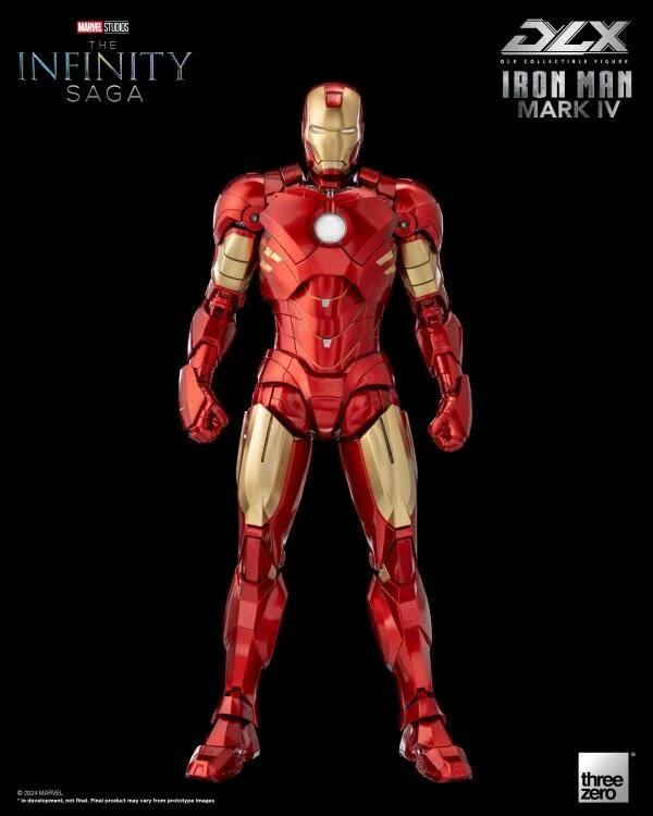 MARVEL STUDIOS THE INFINITY SAGA  
DLX COLLECTIBLE FIGURE  
IRON MAN MARK IV  
three zero