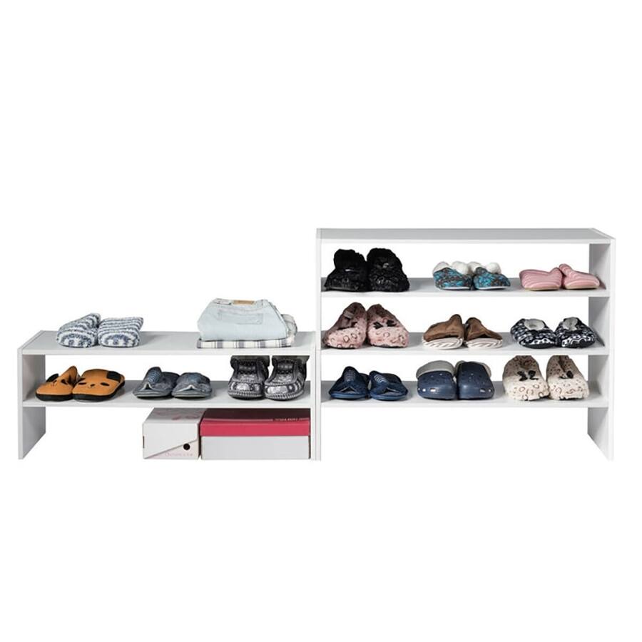 31 Inch Shoe Rack Pefilos 3 Pieces 31 Inch Stackable Multi Shape Shoe Rack Shoe Storage ...