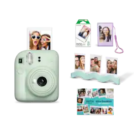 Fujifilm - instax mini 12 Instant Camera Holiday Bundle 2026 - Mint Green