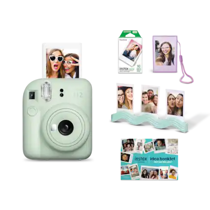 FUJIFILM mini
FUJIFILM
10 instax mini SWEETS MUCHLA - HOJAS
instax mini 12
LENS INSTANI 50mm
FOCUS RANGE 0.3m-w
- Has Theamstime instax idea booklet - FUJIFILM don't just take, give."