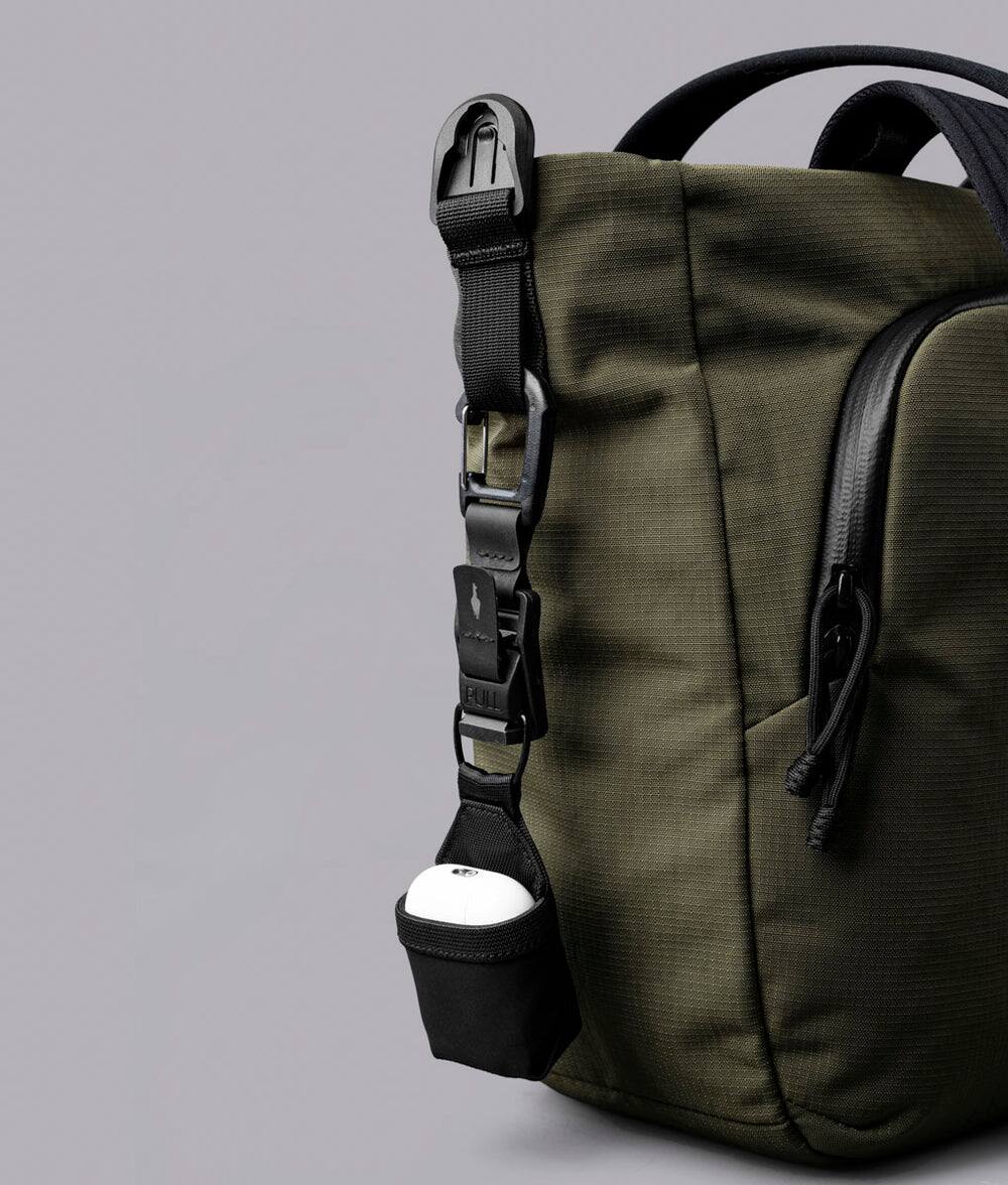 Alt View 10. ALPAKA - Bravo Tote V2 Work & Travel Laptop Tote Bag, Fits 16” MacBook Pro + 14” Tablet - Green Axoflux 400D.