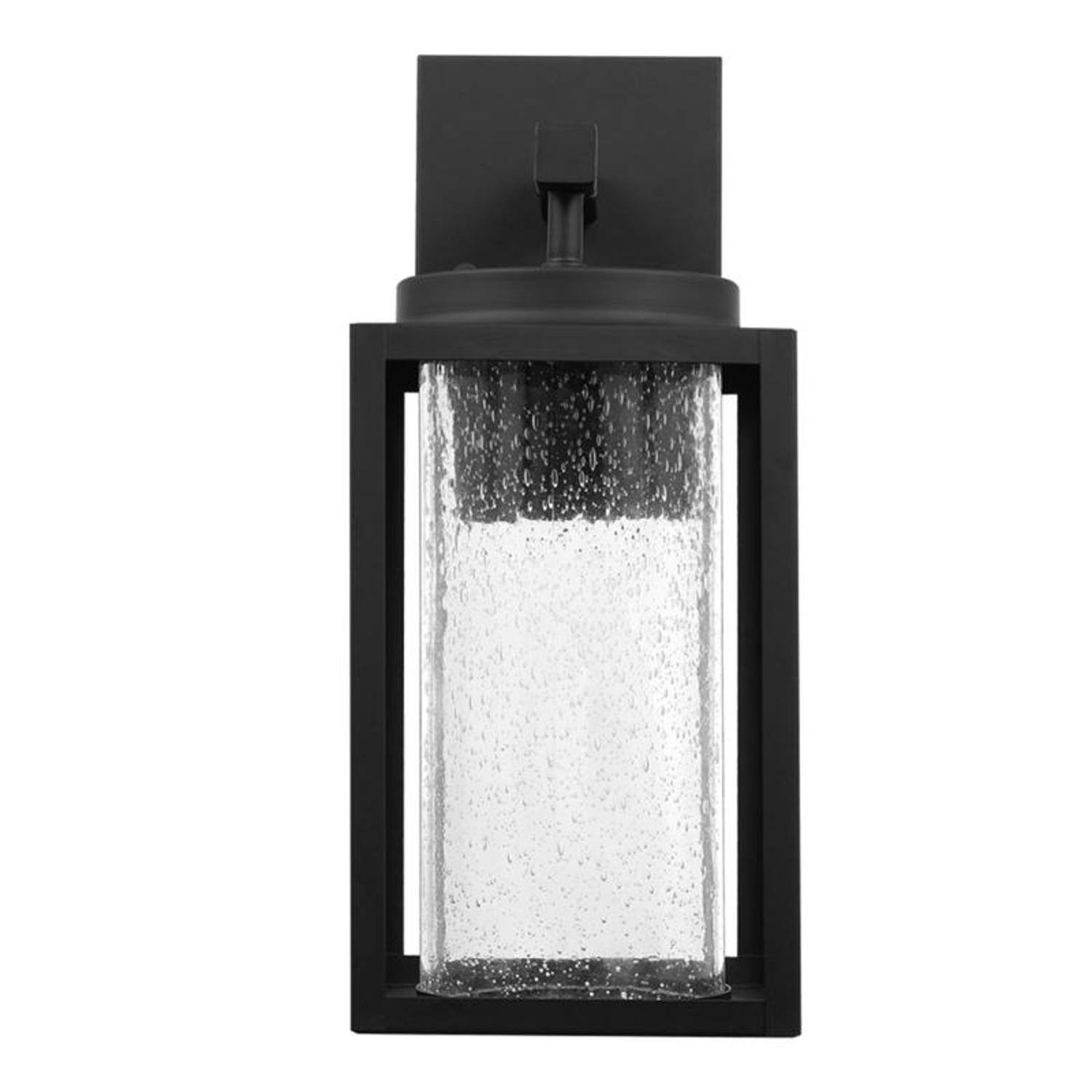 Left. Globe Electric - Globe Electric Capulet 1-Light Matte Black Wall Sconce.