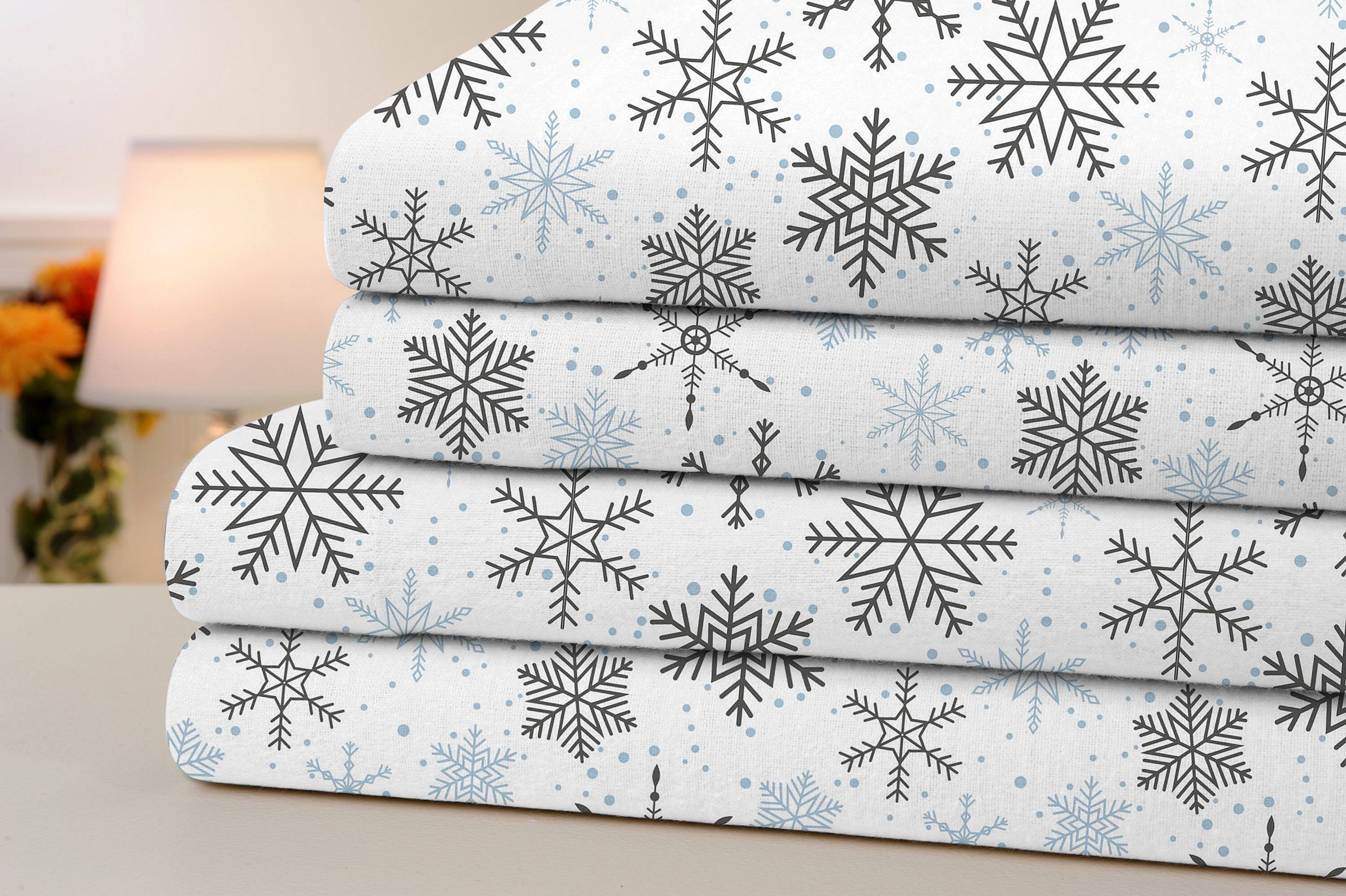 Grey Snowflakes