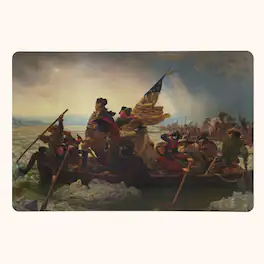 Trend Setters - Original (Washington Crossing the Delaware) 18” x 12” Desk Mat PLM1610062 - Multicolor