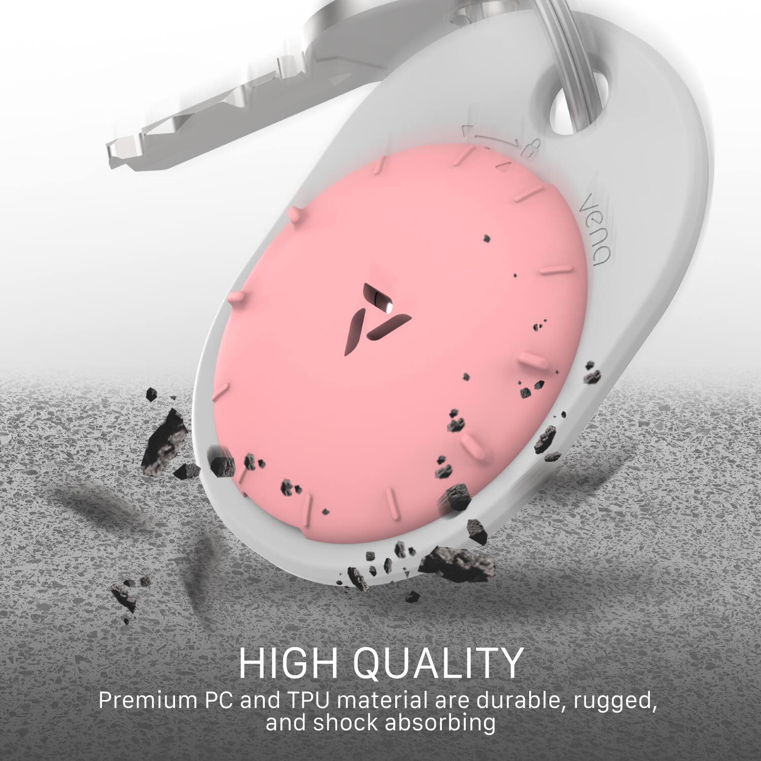 HIGH QUALITY  
Premium PC and TPU material are durable, rugged, and shock absorbing