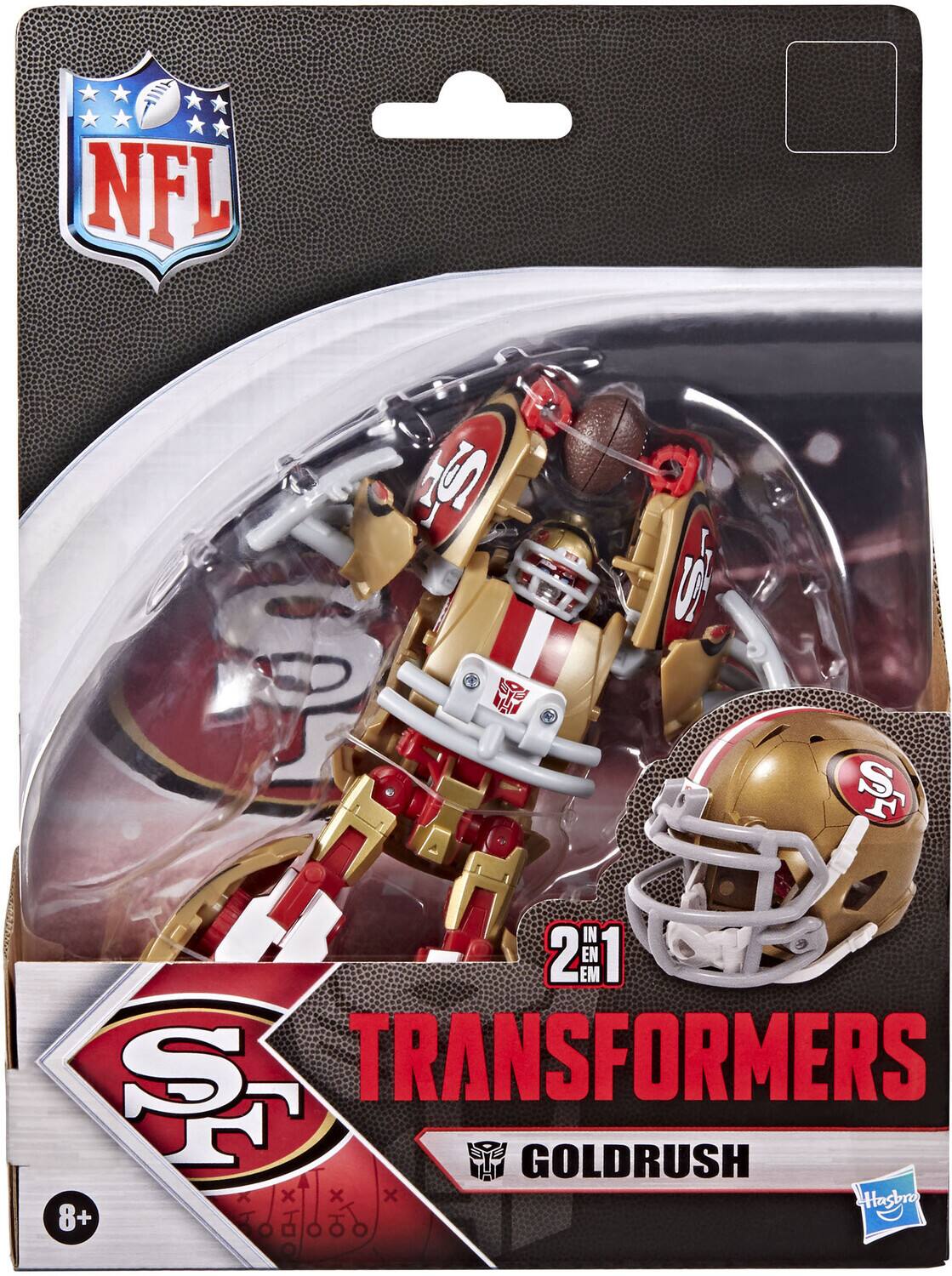 NFL S C G THT U S IN 2 EM EN 1 S TRANSFORMERS 1 GOLDRUSH x x Hashno 8+