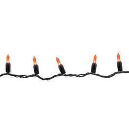 Celebrations - 100 ct LED Mini Halloween String Lights - Orange