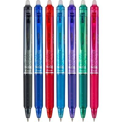 Alt View 1. Pilot -  FriXion Ball Clicker Erasable Gel Pens, Extra Fine Point, Assorted Ink, 7/Pack  - Assorted Ink.