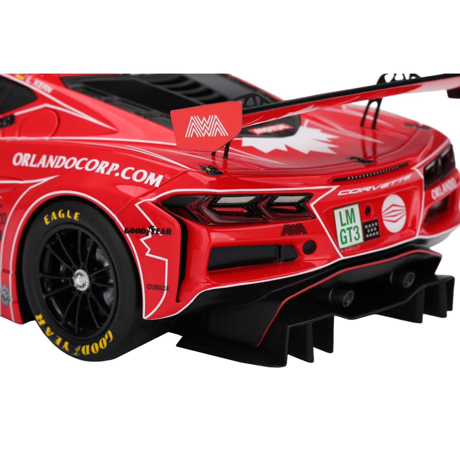 KTAN AWA ORLANDOCORP.COM  
EAGLE GOOD YEAR | CORVETTE ORLANDO LM GT3  
I RAYEA YE GOOD