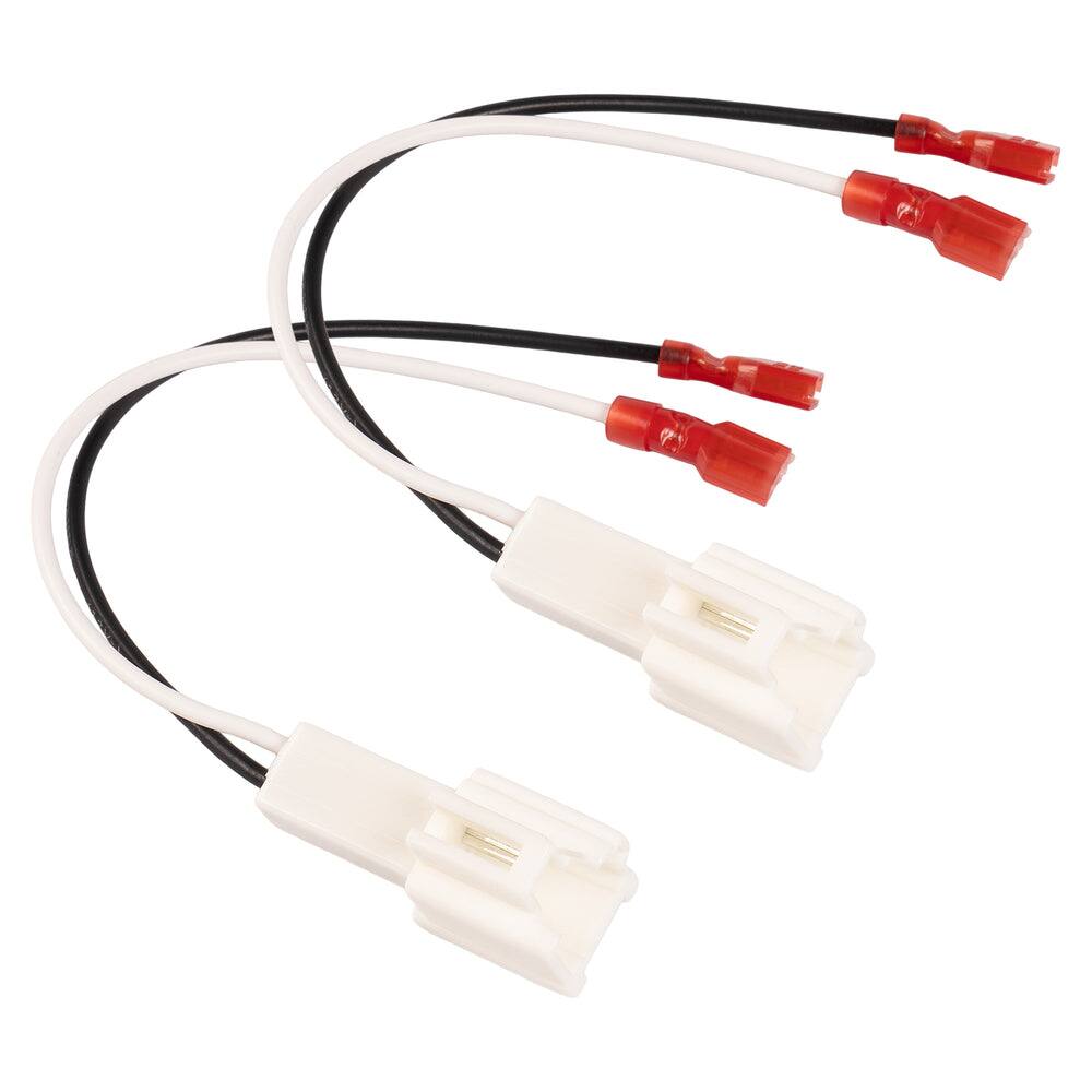 Front. NVX - NSH-7300 Speaker Harness for 1998-2021 Hyundai, Kia, Toyota - Black.