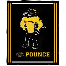 Vive La Fete - Wisconsin-Milwaukee Panthers 36'' x 48'' Children's Mascot Plush Blanket - Multicolor