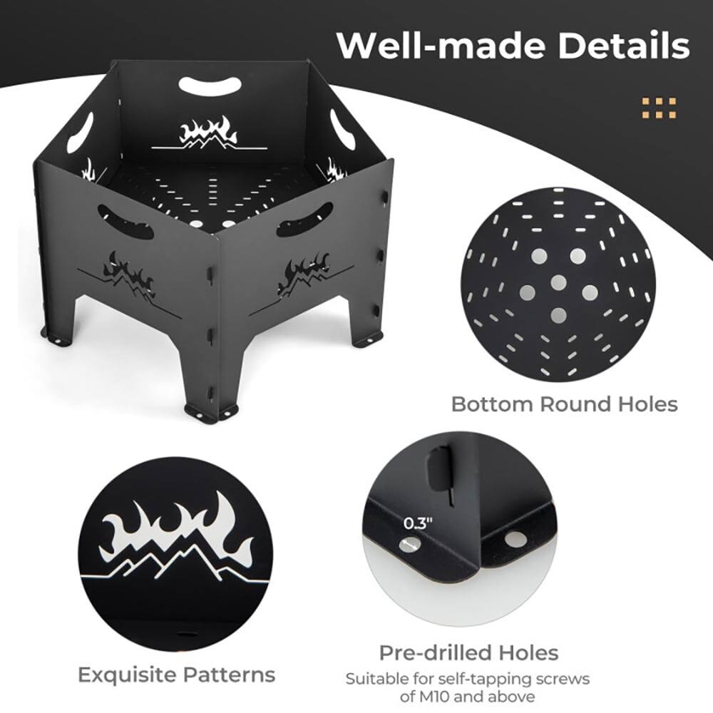 Well-made Details

- Bottom Round Holes 0.3"
- Exquisite Patterns
- Pre-drilled Holes Suitable for self-tapping screws of M10 and above