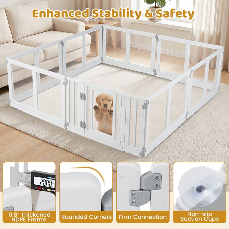 Enhanced Stability & Safety

0.8" Thickened HDPE Frame
Rounded Corners
Firm Connection
Non-slip Suction Cups